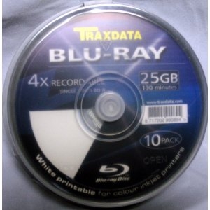 Płyty BD-R DL Blu-Ray Ritek 25GB printable 10szt