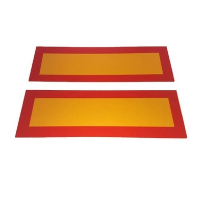 TABLICA ODBLASKOWA INF DO LAWETY 300x100 2 SZT KOMPLET