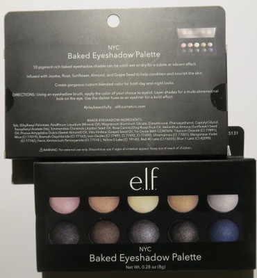 e.l.f. Baked Eyeshadow Palette NYC NewYorkCit r018