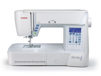 MASZYNA JANOME SKYLINE S3 DO SZYCIA KPL WYPOSAŻENIE