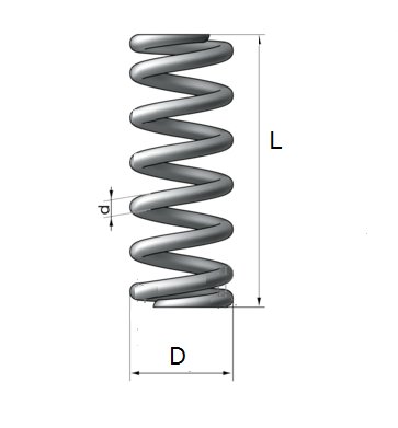 Sprężyna naciskowa fi 1x11.4x52  (248)