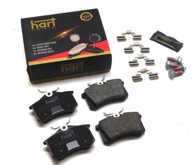 Гальмівні колодки задня renault scenic i ii citroen c2 c4 hart фото №1