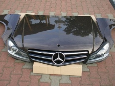 MERCEDEWITH C 204 FACELIFT HOOD FRONT FRONT COVERING WITH - milautoparts-fr.ukrlive.com