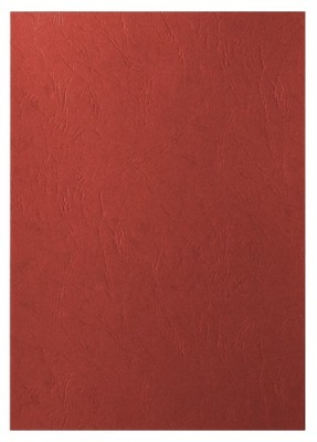Okładki A4 do bindowania skóropodobne Czerwone