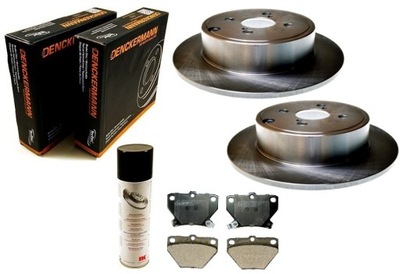 DISCS PADS TOYOTA PRIUS NHW11 00-04 YARIS I REAR - milautoparts-fr.ukrlive.com