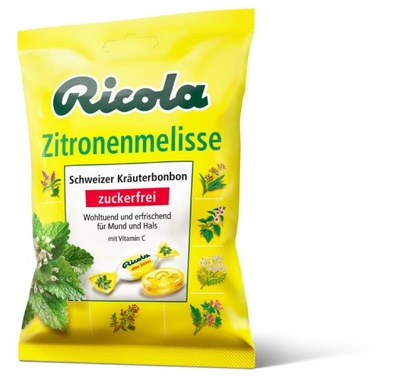 Cukierki Ziołowe Kaszel RICOLA Melisa z Niemiec