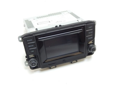 Радио cd 6c0035869f vw polo v 6r lift 15-17 оригинальный номер aso фото №1
