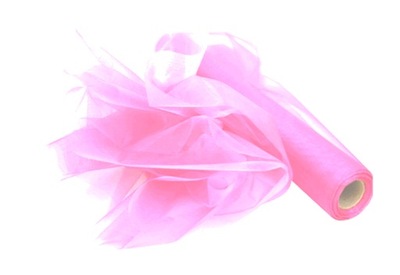ORGANZA 38 cm x 9 metrów OBSZYWANA