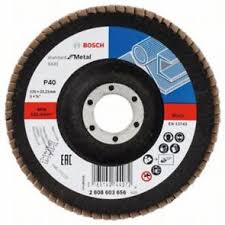 BOSCH TARCZA LISTKOWA LAMELKA ŚCIERNICA 125 Gr.40 2608603716