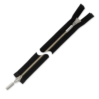 Zamek błyskawiczny metalowy dwusuwakowy 95 cm