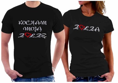 koszulki dla par KOCHAM MOJĄ ZOŁZĘ ROZ. XL