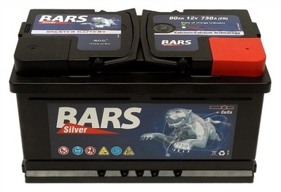 ACCUMULATEUR BARS SILVER 80AH 730A WYM LODZ - milautoparts-fr.ukrlive.com