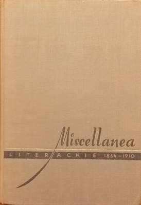ARCHIWUM LITERACKIE II Miscellanea literackie 1864