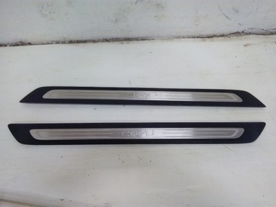 Kia pro ceed ii накладка захист молдинг поріг 12- фото №1