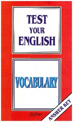 Test your English Vocabulary Answer Key NOWA