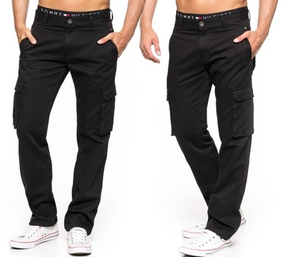 BOJÓWKI MĘSKIE STANLEY JEANS CZARNE - 80cm/L33