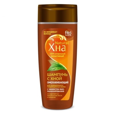 Fitokosmetik szampon z henną regeneracja i nawilżenie biolaminowanie 270 ml