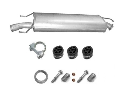 TOYOTA RAV4 2.2 TD 16V 4X4 130KW (2005-2008) VERSION 5D SILENCER CENTRAL - milautoparts-fr.ukrlive.com