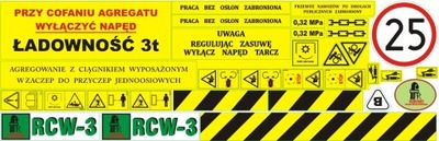 PEGATINAS PIAST RCW - 3 ROZSIEWACZ WAPAL AL CADENA  