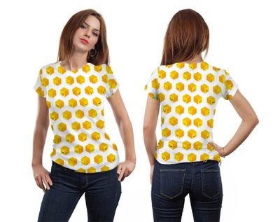 KOSZULKA 3D FULLPRINT T-shirt EMOTIKON M KOSTKI PL