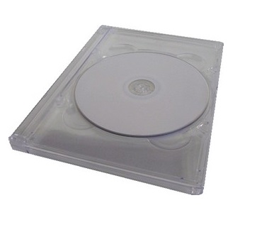 Pudełka DVD x 1 Jewel Case na płyty CLEAR 25 szt