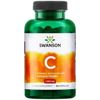 SWANSON WITAMINA C 1000 Z DZIKĄ RÓŻĄ ODPORNOŚĆ