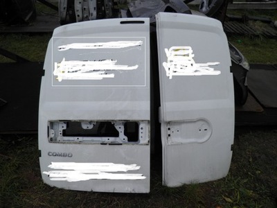 DOOR REAR LEFT RIGHT OPEL COMBO D 13< WHITE COLOR - milautoparts-fr.ukrlive.com