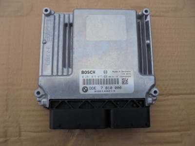 Бортовий комп'ютер двигуна bmw e87 120d e90 320d 7810000 фото №1