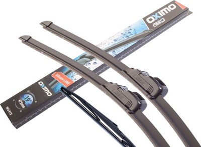 WIPER BLADES FLAT TOYOTA IQ 09- FRONT+REAR OXIMO - milautoparts-fr.ukrlive.com