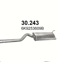 POLMOSTROW 30.243 ALUMINIUM SILENCER END YEAR - milautoparts-fr.ukrlive.com