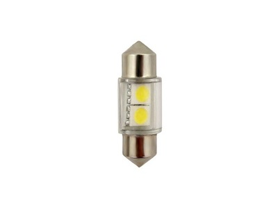LED żarówka rurkowa C5W 36mm 2xSMD 5050 WARM WHITE