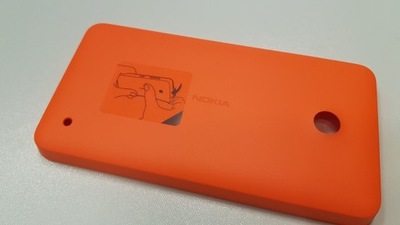 oryginalna Klapka baterii Nokia Lumia 630 pomarań