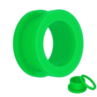 tunel zielony akryl plug akrylowy odkręcany 3mm