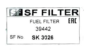 SF-FILTER SK 3026 FILTER FUEL - SEPARATOR WATER - milautoparts-fr.ukrlive.com