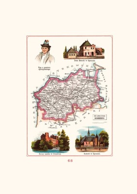 Bazewicz MAPA Opoczno, powiat opoczyński