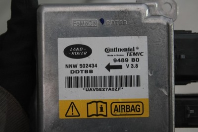 Модуль датчик подушка безпеки nnw502434 discovery 3 iii фото №1