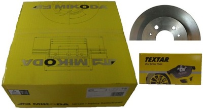 DISCS MIKODA 0421 PADS TEXTAR BMW X1 E84 FRONT - milautoparts.fr