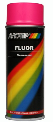 LAKIERY Farba w sprayu Motip RÓŻOWY 400 ml efekt fluorescencyjny