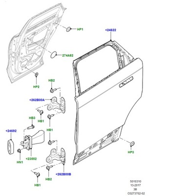 LAND ROVER WITH LR091719 DOOR VELAR - milautoparts-fr.ukrlive.com