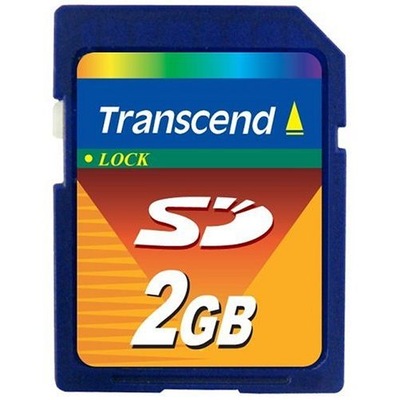 TRANSCEND 2 GB karta pamięci SD 2GB nie SDHC