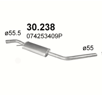 POLMOSTROW 30.238 ALUMINIUM SILENCER END YEAR - milautoparts-fr.ukrlive.com