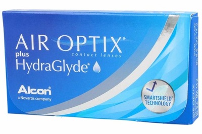 SOCZEWKI MIESIĘCZNE Air Optix Plus HydraGlyde-3,75