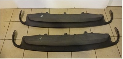 Спойлер накладка бампера задняя audi a6 c7 фото №1