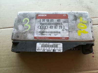 AUDI A4 B5 BLOC DE CONTRÔLE ABS 4D0907379D 0265108005 - milautoparts-fr.ukrlive.com