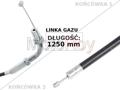 LINKA GAZU I SPRZEGLA SILNIK ROWER 50 70 80 cc