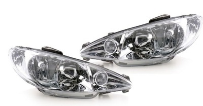 PEUGEOT 206 GRILLES LAMP P+L DEPO SET 2 PC. - milautoparts-fr.ukrlive.com