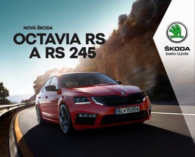 Skoda Octavia RS i 245 prospekt mod 2018 Słowacja 