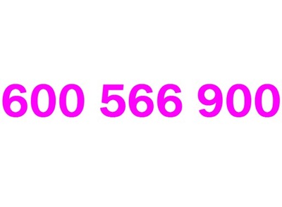 SUPER NUMER T-MOBILE 600 566 900