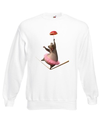 L BLUZA UNISEX MADAGASKAR PINGWINY MORT FILM