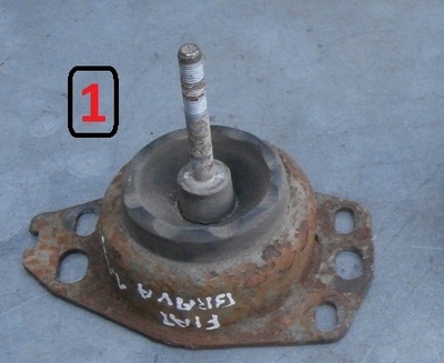 Fiat brava bravo 1.2 16v 95- подушка двигуна фото №1